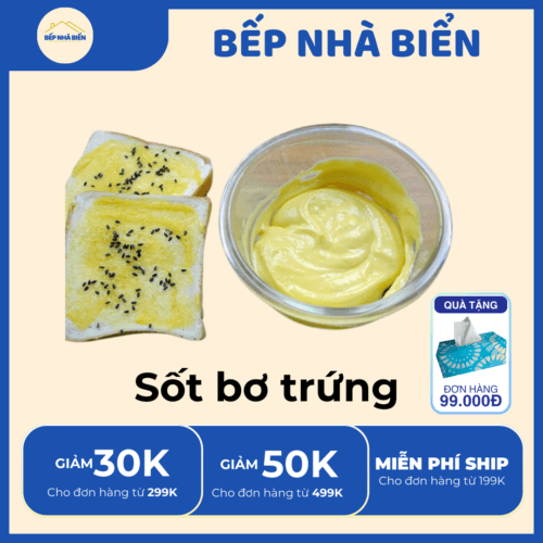 Sốt bơ trứng thơm ngon